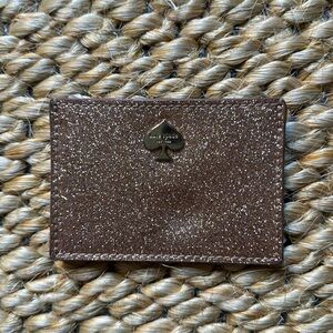Kate Spade Glitter Card Holder